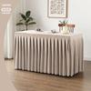 Mantel para reuniones, faldón para mesa, para hotel, negocios, salas de conferencias, capacitación especial, color sólido, extra grande, mantel rectangular