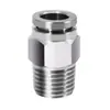 Conector Rápido de Acero Inoxidable 304/316 Rosca Externa Mscnl Mjcnls4/6/8/10/12-M5/1/2/3