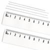 Juego de reglas de plástico para estudiantes Xiaoyuer de cuatro piezas con gradiente interior de ángulo recto duro de 20 cm, venta al por mayor