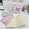 Sanrio Kuromi My Melody Cinnamoroll Cubierta de Plástico Cuaderno Globo Perro Blanco Grande Cuaderno Estudiante Cuaderno Rayado Premio