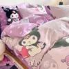 Juego de Cuatro Piezas de Algodón Congelado Sábana para Cama de Niña Juego de Tres Piezas para Niños Ropa de Cama de Algodón 3D Princesa Aisha