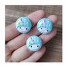 Vela de amor animal para helado Pegamento de crema DIY Pasador casero Carcasa de teléfono móvil Joyería Accesorios de resina Material