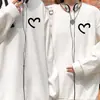 Sudadera Cec Súper Popular para Mujer, Chaqueta Fina sin Capucha Estilo Coreano para Primavera y Otoño, Top Holgado de Moda para Estudiantes