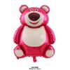 Nuevo estilo ins 4D Oso sentado sosteniendo pastel globo bebé cumpleaños accesorios para fotos sosteniendo pastel Globo de oso