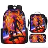 Liberación Rápida Transfronteriza Spider-Man Spider-Man Mochila Escolar Estudiante Niños Bolsa Escolar Periférica Bolso Escolar de Hombro Juego de Tres Piezas