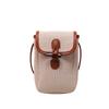 Bolso pequeño y elegante para mujer, novedad de 2025, minibolso de lona combinable, bandolera de moda para teléfono móvil, pequeño bolso cuadrado.