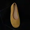 Zapatos Planos de Ballet Retro con Punta Redonda para Mujer (Estilo Abuela), Nuevos Zapatos de Verano para Mujer con Suela Suave y Tacón Bajo