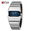 Sanda Comercio Exterior Más Vendido Reloj de Cuarzo Milenio Y2K Moda Luminoso Reloj para Hombre Impermeable Correa de Armadura Multisección Reloj de Pulsera