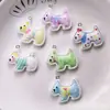 Lindo estilo coreano a cuadros resina cachorro diy gel de crema accesorios para el cabello parche para bolsa llavero material accesorios