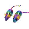 Suministros para Mascotas Transfronterizos Venta al por Mayor Juguetes de Peluche Simulados Ratón de Plumas de Sisal Resistente a Mordeduras y Molar Juguetes para Gatos de Autoplacer
