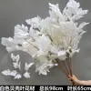 Decoración Blanca Floral para Salón de Bodas Flores de Seda Rosa Hortensia Peonía Banquete Arreglo de Salón Arreglo Floral Guía de Camino Palma Blanca