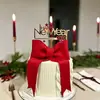 Copyright Ins-Style 2027 Decoração de Bolo Acrílica de Ano Novo Feliz Ano Novo Topper de Bolo de Véspera de Ano Novo Suprimentos para Festa
