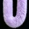 Tiras Grandes de Piel Sintética de Zorro 12 cm, Tiras Grandes de Felpa para Capa con Capucha, Puños de Capa, Tiras de Felpa Blancas, Tiras de Borde para Hanfu