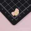 Accesorios de resina con lazo tridimensional de dos tonos empalmados para accesorios de pelo hechos a mano DIY, diademas, llaveros, materiales de pegamento de crema al por mayor