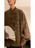 Fabricante Original Estilo Japonés Temperamento Artístico Perezoso Moderno Versátil Harajuku Alta Calidad Camisa de Pana Simple Popular