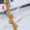 3.2cm Hoja Accesorios para Ropa Piezas para Joyería DIY Tiras de Pedrería Hotfix Adhesivo Termofusible Cinturón de Pedrería de Resina Pedrería