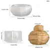 Amapola Transfronteriza Nuevo Producto Más Vendido Molde de Silicona DIY Redondo Caracola Gruesa Tarro de Almacenamiento Taza para Velas Molde de Yeso
