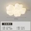 Lámpara de techo para dormitorio simple moderna protección ocular led lámpara para sala de estudio cálida flor estilo ins princesa niña lámpara para dormitorio principal