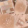 Dikalu flash edición limitada de Navidad princesa de hielo full Flash diamante plato de sombras de ojos de nueve colores 25 Bola de Nieve Perla