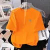 Camiseta Infantil Masculina Verão 2026 Novo Estilo Coreano Bonito Roupa de Verão de Manga Curta para Crianças Camiseta de Meia-Manga Estilo Coreano Top