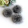Bolas de Piel Sintética de Zorro, Bolas de Felpa de Colores, Accesorios para Ropa y Zapatos, Colgantes para Sombreros, Bolas de Piel Grandes, Manualidades Transfronterizas