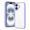 Adequado para Iphone16 Capa de Celular Escudo Prateado Transparente Fosco Apple 16E Nova Capa Apple Cor Doce 2.0 Espessa