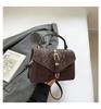 Bolso de Moda con Patrón de Escamas de Pescado para Mujer 2026 Nuevo Estilo Coreano Casual Versátil Bolso de Hombro Cruzado Bolso Cuadrado Pequeño