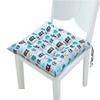 Cojín para silla de estudiante, taburete, dormitorio, oficina, asiento sedentario, cuadrado, con correa de algodón y lino