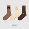 Calcetines Nuevos para Niños al por Mayor 2025 Otoño e Invierno Calcetines de Media Caña para Niñas con Lazo de Encaje Algodón Volante Sin Costuras Calcetines para Niños