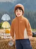 Chamarra de polar Kaka Panda para niños, ropa de invierno para niños, suéter de polar para niñas, ropa de otoño/invierno para bebés y niños pequeños, estilo moderno