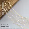 Corrente Colorida de Cobre Puro para Eletroforese, Cor Conservada, Corrente Fina Galvanizada, Corrente de Pingentes, Extensão de Colar, Pulseira, Material, Acessórios DIY Feitos à Mão