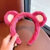 Faixa de Cabeça Laço da Minnie Headwear Infantil Parque de Diversões Desenho Animado Fofo Orelhas de Coelho do Mickey Faixa de Cabelo Grampo de Cabelo Acessórios de Cabelo para Mulheres