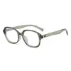 Nuevas Gafas de Estilo Coreano con Montura Ovalada, Retro, Sencillas, Casuales, Cara Lisa, Gafas Planas Pequeñas Anti-Luz Azul, Mismo Estilo para Hombres y Mujeres