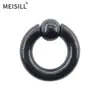 Anillo Meier de acero inoxidable para mujer, piercing de aro para nariz no convencional, anillo de tarjeta de resorte, anillo de bola, aro para nariz, joyería transfronteriza europea y americana