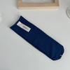 Calcetines de Media Caña para Mujer de Color Sólido, Calcetines de Algodón, Calcetines Apilados Estilo Coreano, Nuevos Calcetines de Seda Helada Negros de Primavera y Verano, Estilo Versátil