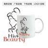 Caneca de Cerâmica Sublimação Transferência de Calor Caneca Personalizável Foto Logotipo Caneca Branca Revestida Caneca Publicitária Que Muda de Cor Sensível à Temperatura