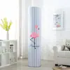 Estilo Japonés Coreano Cubierta de Polvo Cilíndrica de Cobertura Total para Aire Acondicionado Cubierta de Polvo Vertical Redonda para Máquina de Gabinete Tela con Dibujos Animados Cubierta para Aire Acondicionado