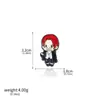 Mercancía de Anime Broches de One Piece: Luffy Sombrero de Paja, Zoro, Ace, Insignias de Barco Pirata