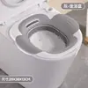 Bidet Plegable para Hombres y Mujeres, Dispositivo de Lavado y Vaporización para Inodoro de Mujeres Embarazadas con Taburete, Lavabo sin Necesidad de Agacharse para el Cuidado de las Hemorroides
