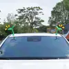 Decoración de Coche Techo Árbol Pequeño Brote Pegatina 3D Flor Pequeña Hierba Pequeña Adorno Lindo Accesorio de Coche