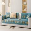 Almofada de sofá de chenille de cor sólida Four Seasons Universal antiderrapante Nordic Light Luxury Simple 2024 Novo estilo chinês Capa de pano