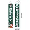 Copla Navideña de Venta Caliente Transfronteriza Bandera Grinchmas Muñeco de Nieve Grinch Letras Ambiente Festivo Bandera Colgante
