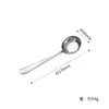 Cuchara de Acero Inoxidable para Uso Doméstico, Cuchara para Comer Infantil, Cuchara para Sopa de Adulto, Cuchara Plana Espesada, Cuchara Profunda para Sopa, Exportación
