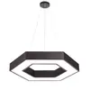 Candelabro de Oficina LED con Forma No Estándar, Candelabro Creativo Hexagonal Hueco en Forma de Y para Centros Comerciales, Candelabro para Gimnasio