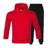 Suministro directo de fábrica otoño e invierno marca de moda para hombre suéter traje de suéter para hombre con capucha suéter más terciopelo para parejas suéter de color liso