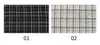 Fábrica de Origem Tecido Tweed Xadrez Listrado Estilo Chanel para Moda Outono e Inverno Casacos e Vestidos de Moda Simples
