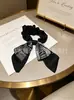Direto da Fábrica de Origem, Transfronteiriço Estilo Elegante de Dama Fita de Tecido com Laço Grande Prendedor de Cabelo Scrunchie