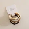 Pacote com 4~Elásticos Coloridos de Alta Qualidade Grau de Exportação, Elásticos Básicos Versáteis de Alta Elasticidade Que Não Danificam o Cabelo, para Mulheres
