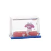 Botella de Deriva de Dibujos Animados Mini Pequeña Rectangular Gota de Aceite Flotante Acrílico Transparente Juguete para Niños Regalo de Cumpleaños