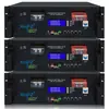 Armário Armazenamento de Energia Bateria de Lítio Bateria de Armazenamento de Energia de Fosfato de Ferro e Lítio Solar 51.2V 100Ah 200Ah 300Ah